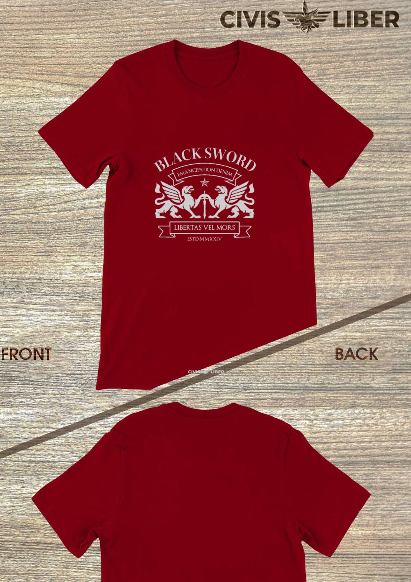 Blacksword T-Shirt – Navy Blue