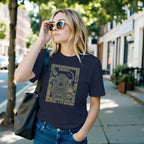 Cape Buffalo Premium Short Sleeve Tee-Gold Label-African Ethnic Safari Series