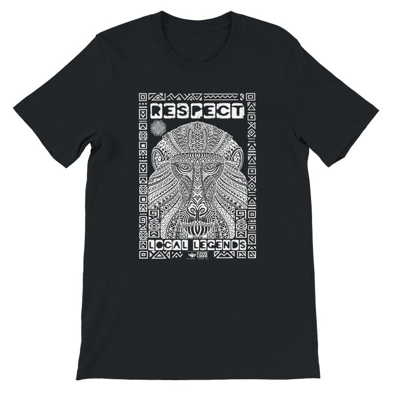Chacma Baboon Premium Short Sleeve Ethnic T-Shirt-African Wildlife Safari Series