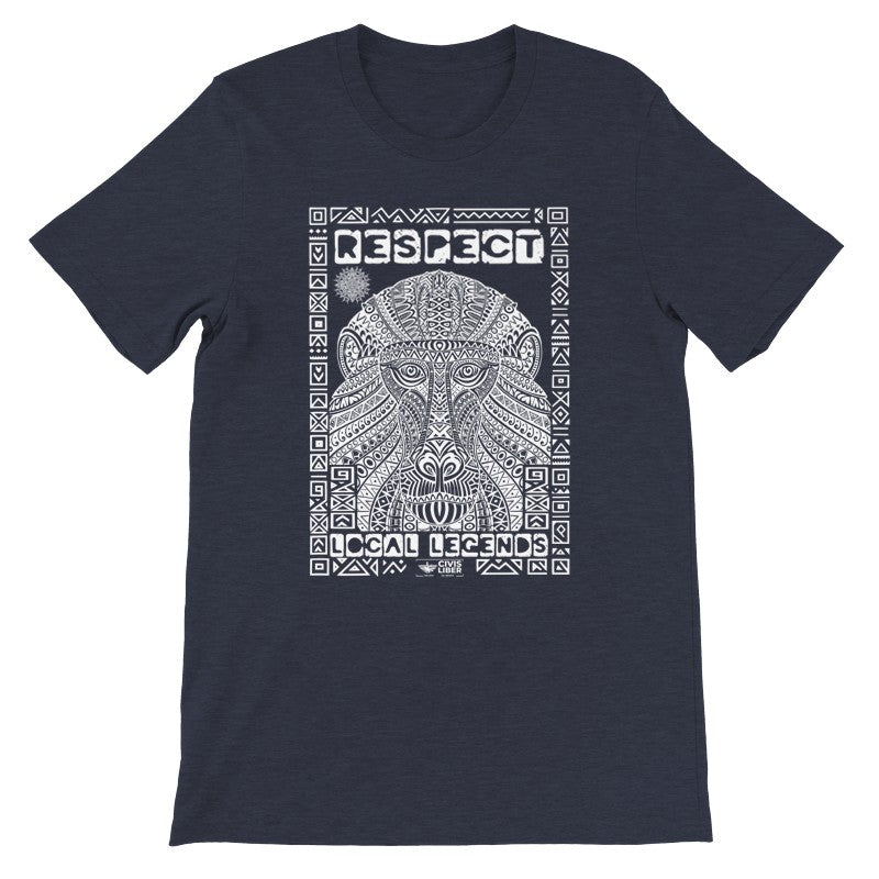 Chacma Baboon Premium Short Sleeve Ethnic T-Shirt-African Wildlife Safari Series