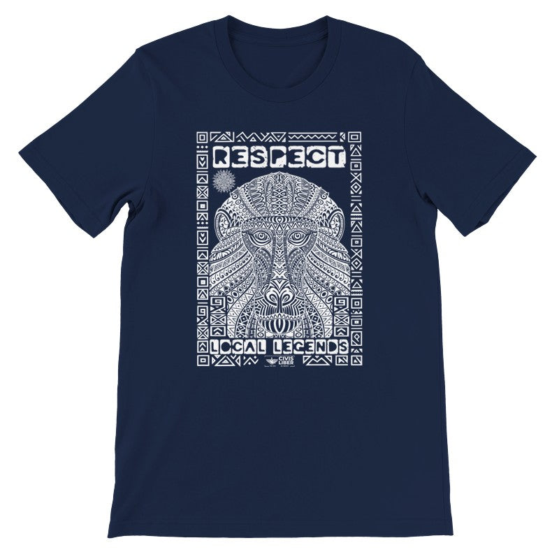 Chacma Baboon Premium Short Sleeve Ethnic T-Shirt-African Wildlife Safari Series
