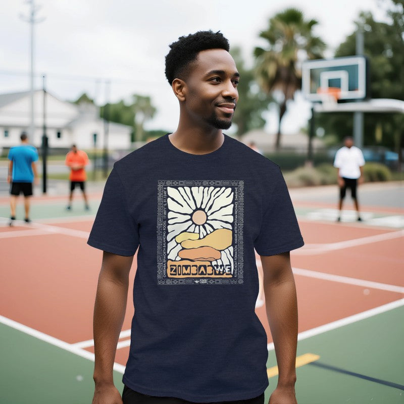 Chiremba Balancing Rocks Zimbabwe Premium Short Sleeved T‑Shirt