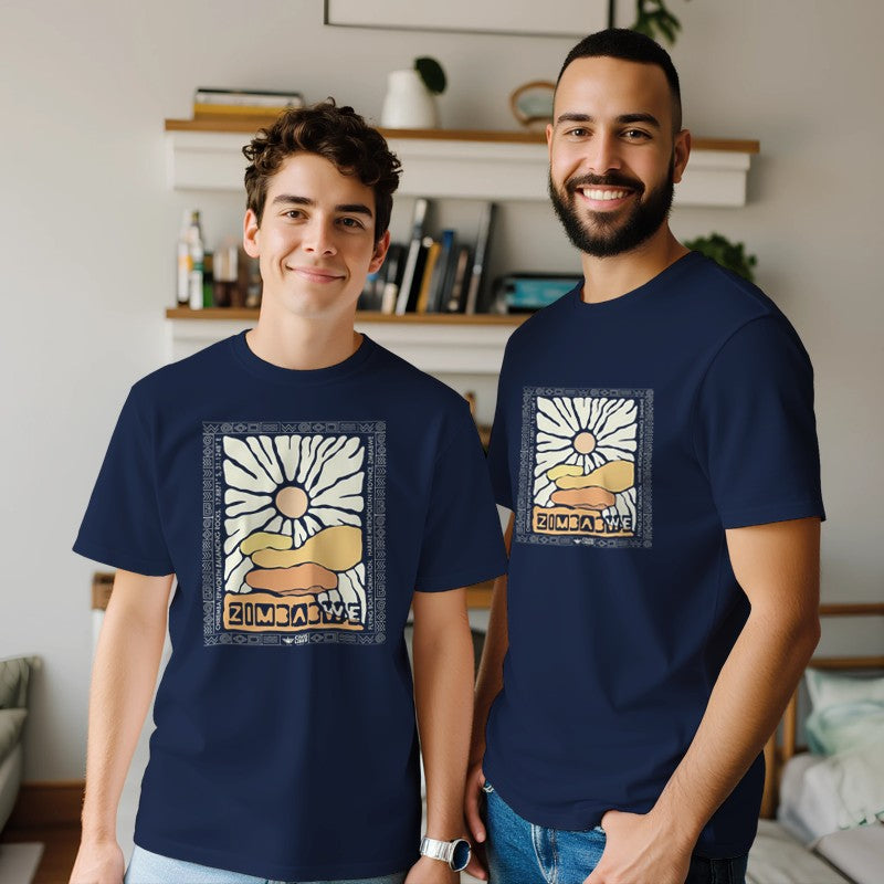 Chiremba Balancing Rocks Zimbabwe Premium Short Sleeved T‑Shirt