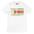 Made in Zimbabwe Flag Barcode Premium Short Sleeve T-Shirt