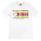 Made in Zimbabwe Flag Barcode Premium Short Sleeve T-Shirt