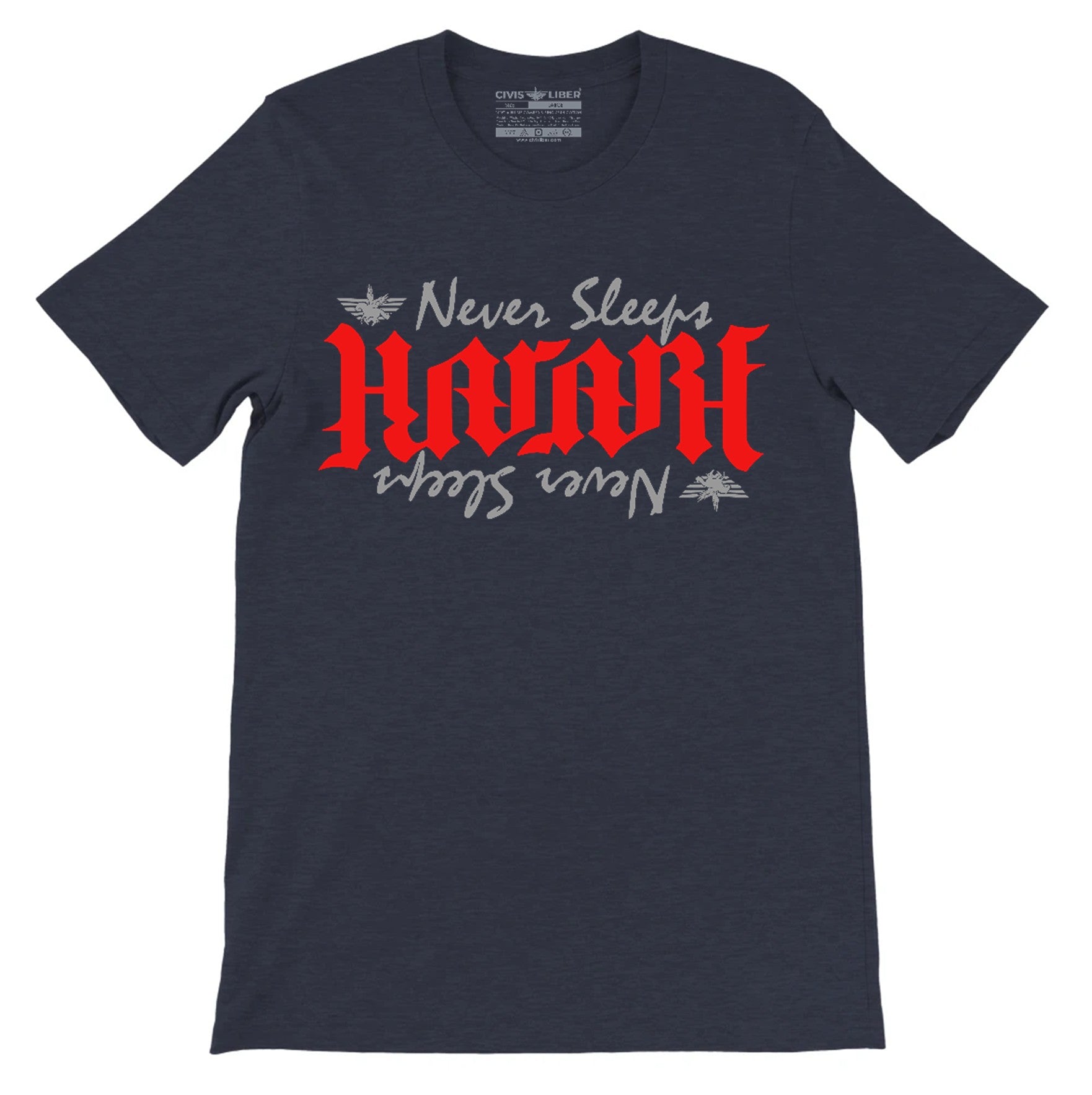 Harare Never Sleeps Ambigram Premium Short Sleeve T-Shirt