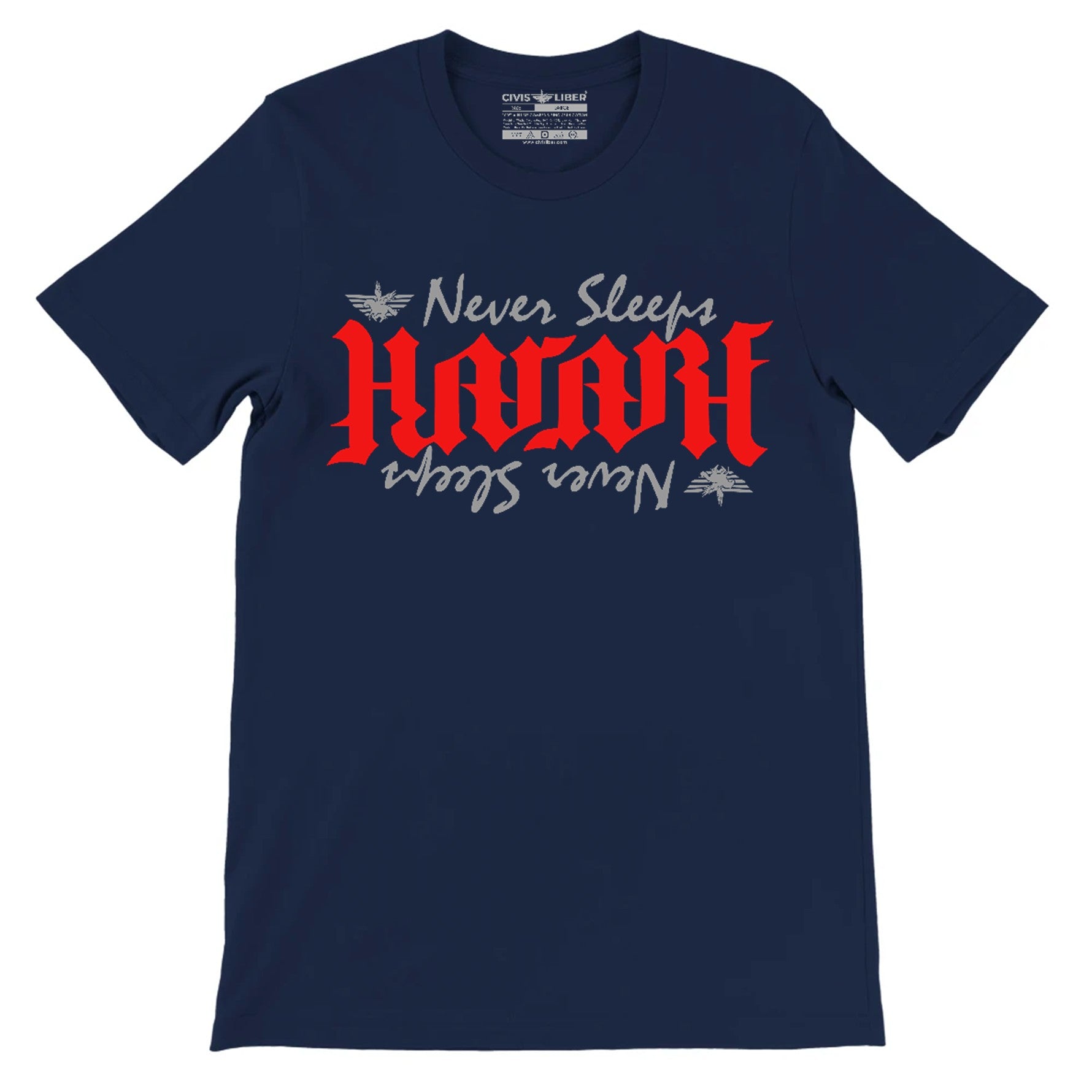 Harare Never Sleeps Ambigram Premium Short Sleeve T-Shirt