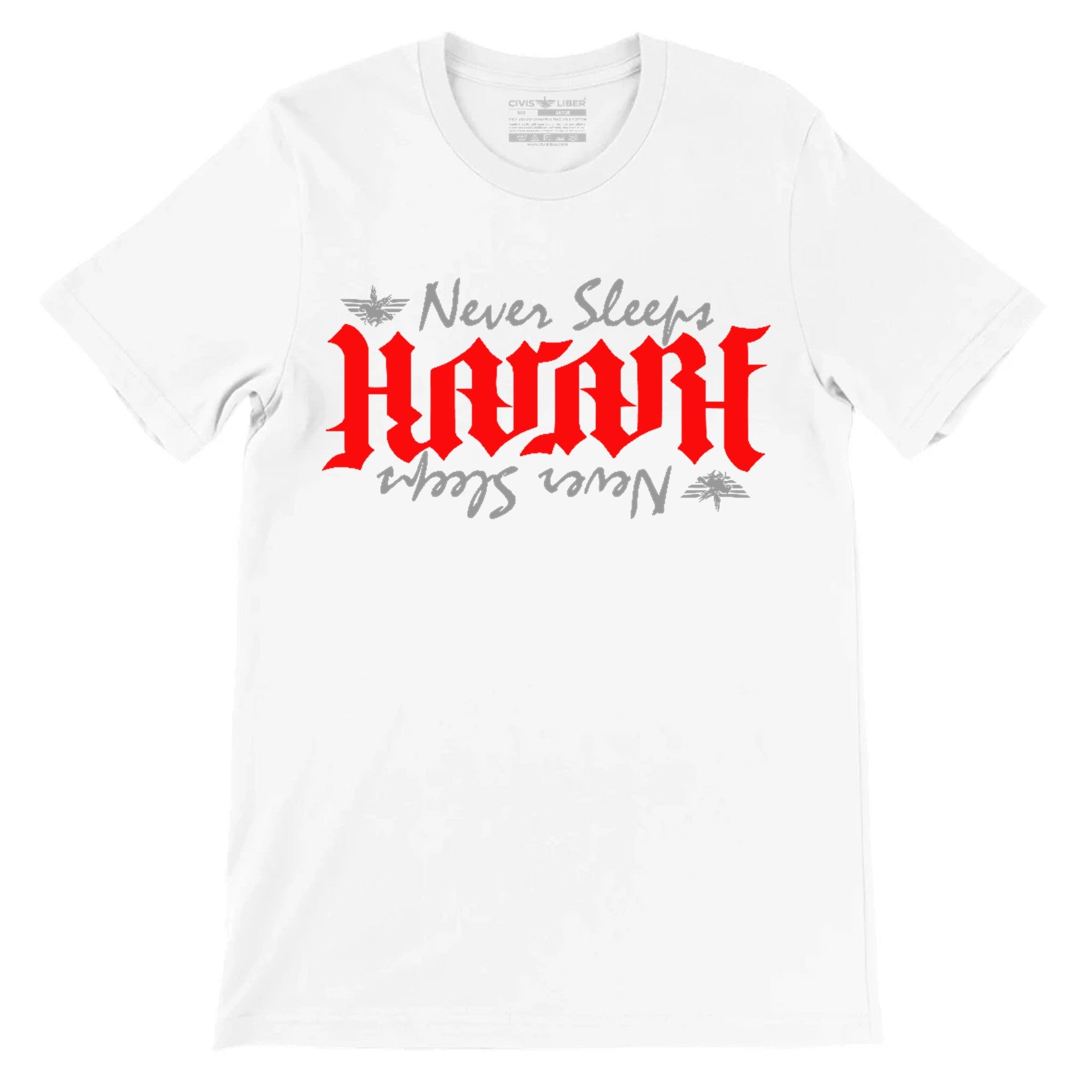 Harare Never Sleeps Ambigram Premium Short Sleeve T-Shirt