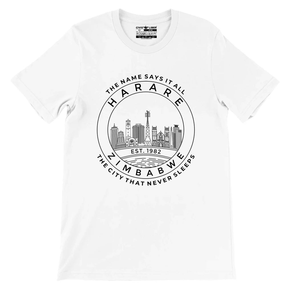 Harare Skyline Premium Short Sleeve T-Shirt