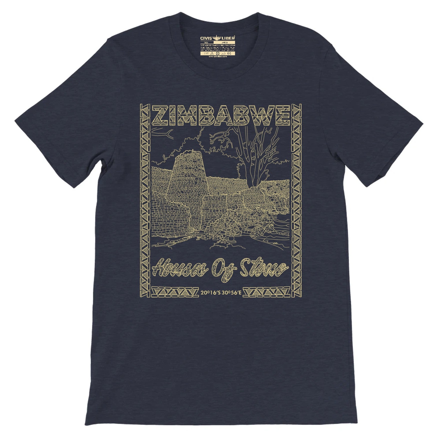 Zimbabwe Houses of Stone Premium Short Sleeve T-Shirt