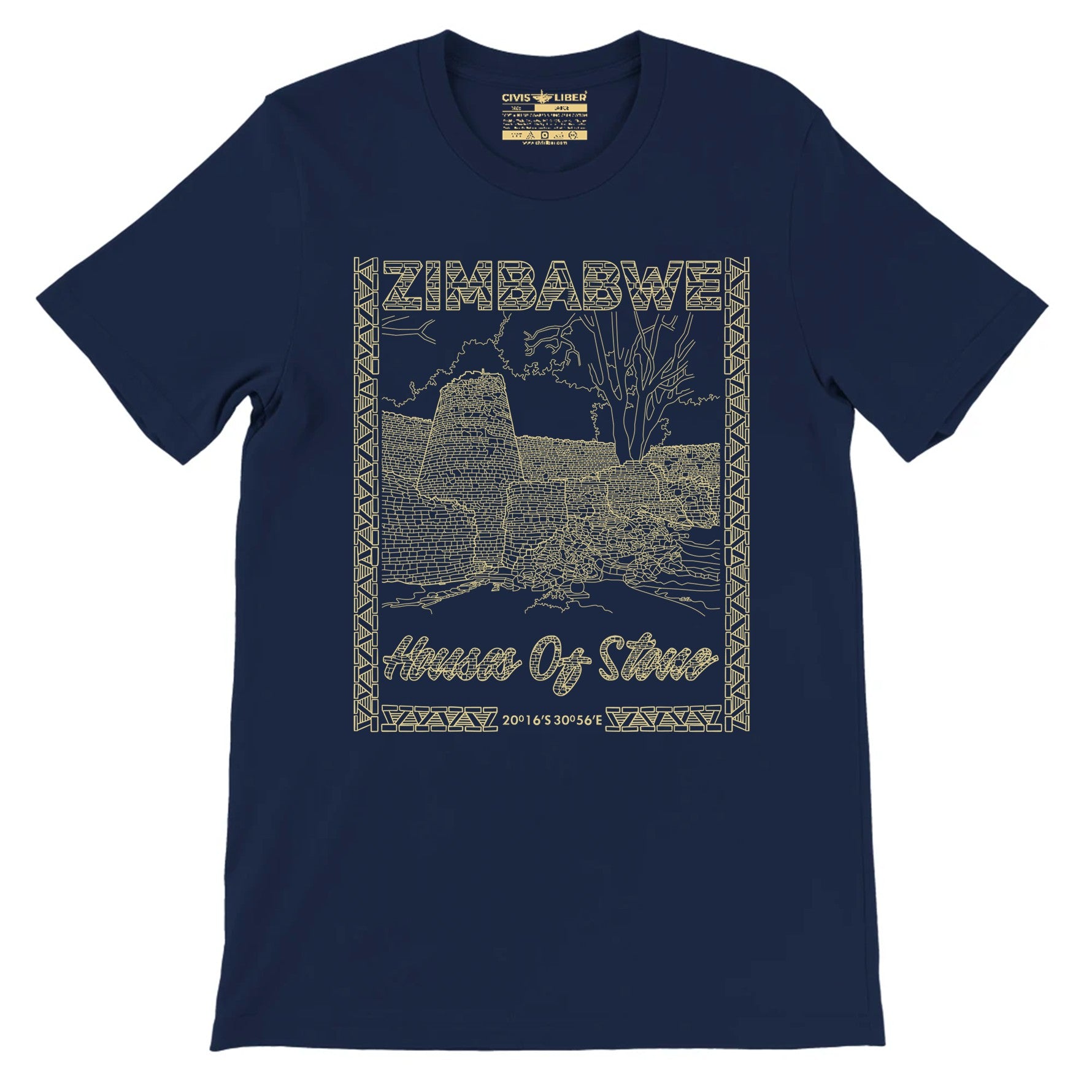 Zimbabwe Houses of Stone Premium Short Sleeve T-Shirt