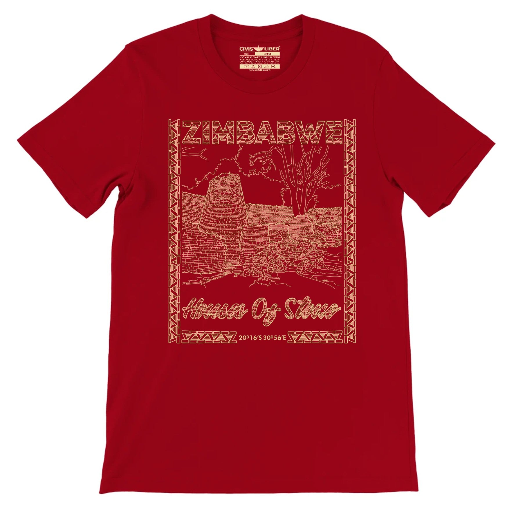 Zimbabwe Houses of Stone Premium Short Sleeve T-Shirt