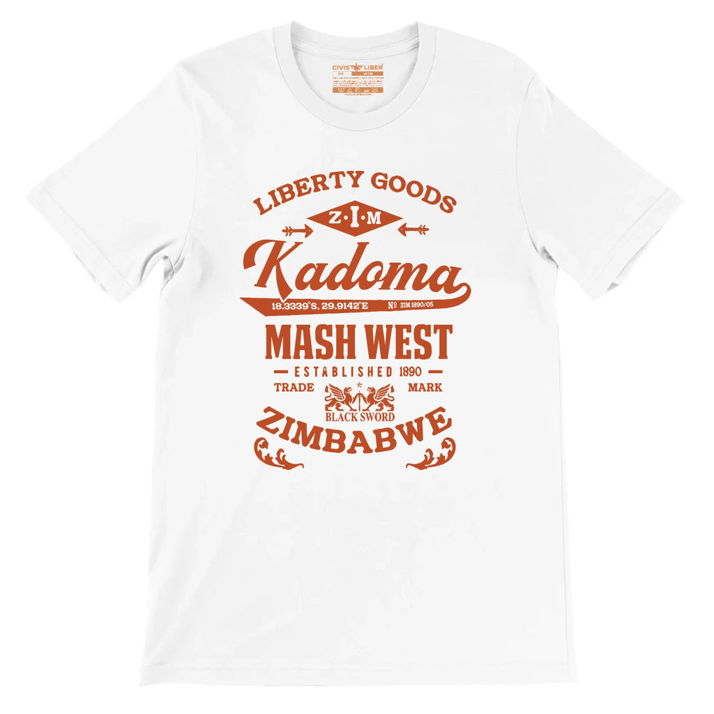 Kadoma Premium Vintage Design Short Sleeve T-Shirt-Gold Label