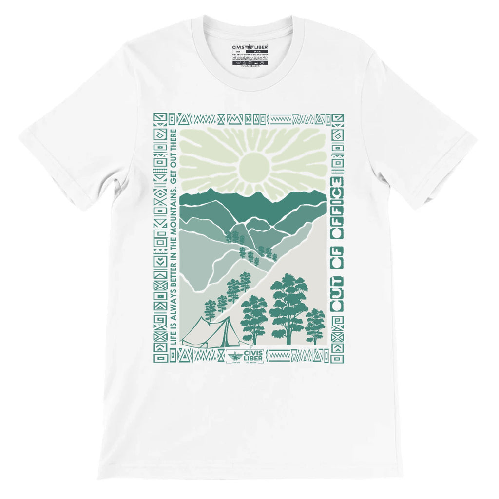 Mountain Adventure Short Premium Sleeve T‑Shirt