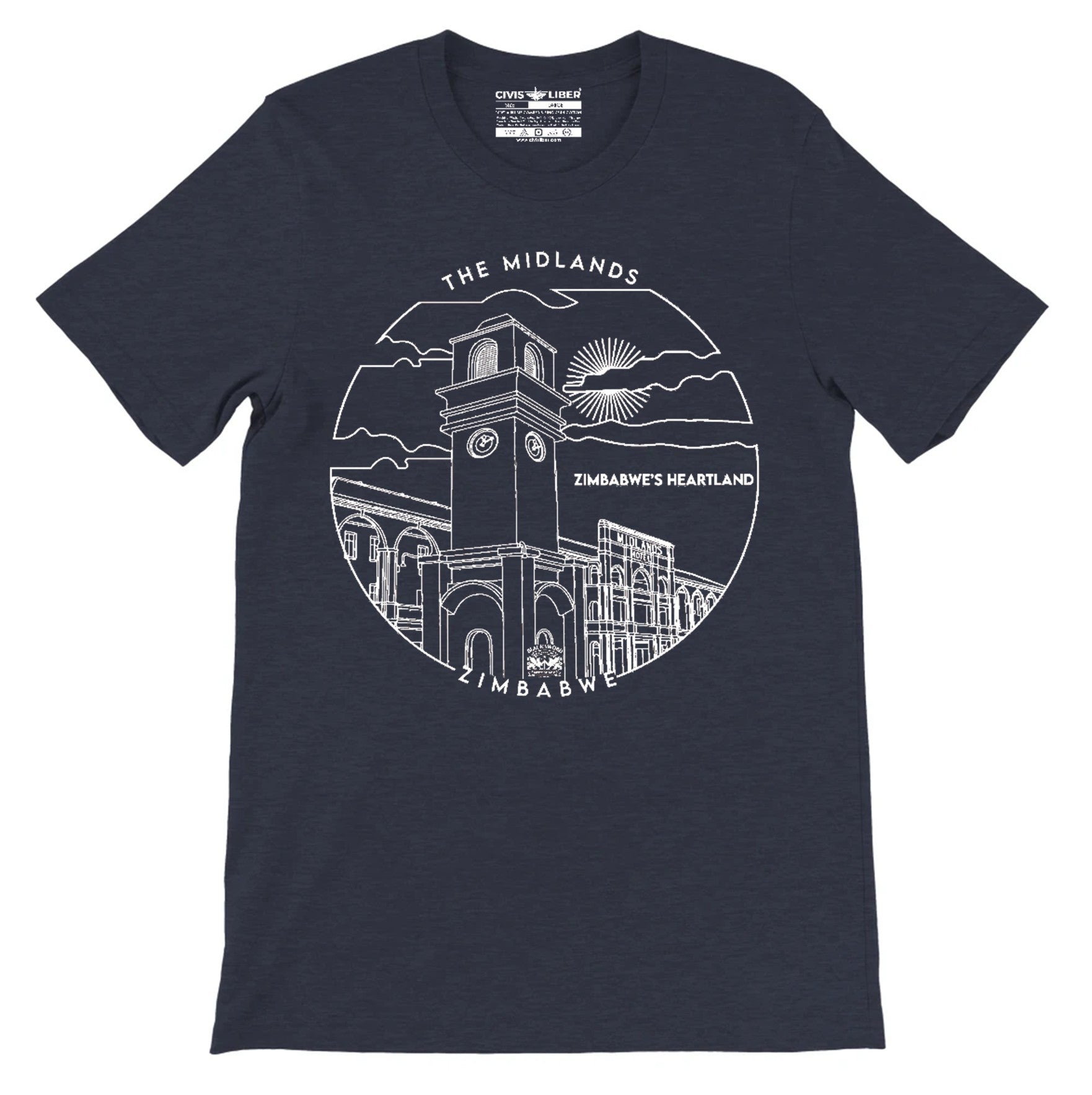 Midlands Province Gweru Premium Short Sleeve T-Shirt