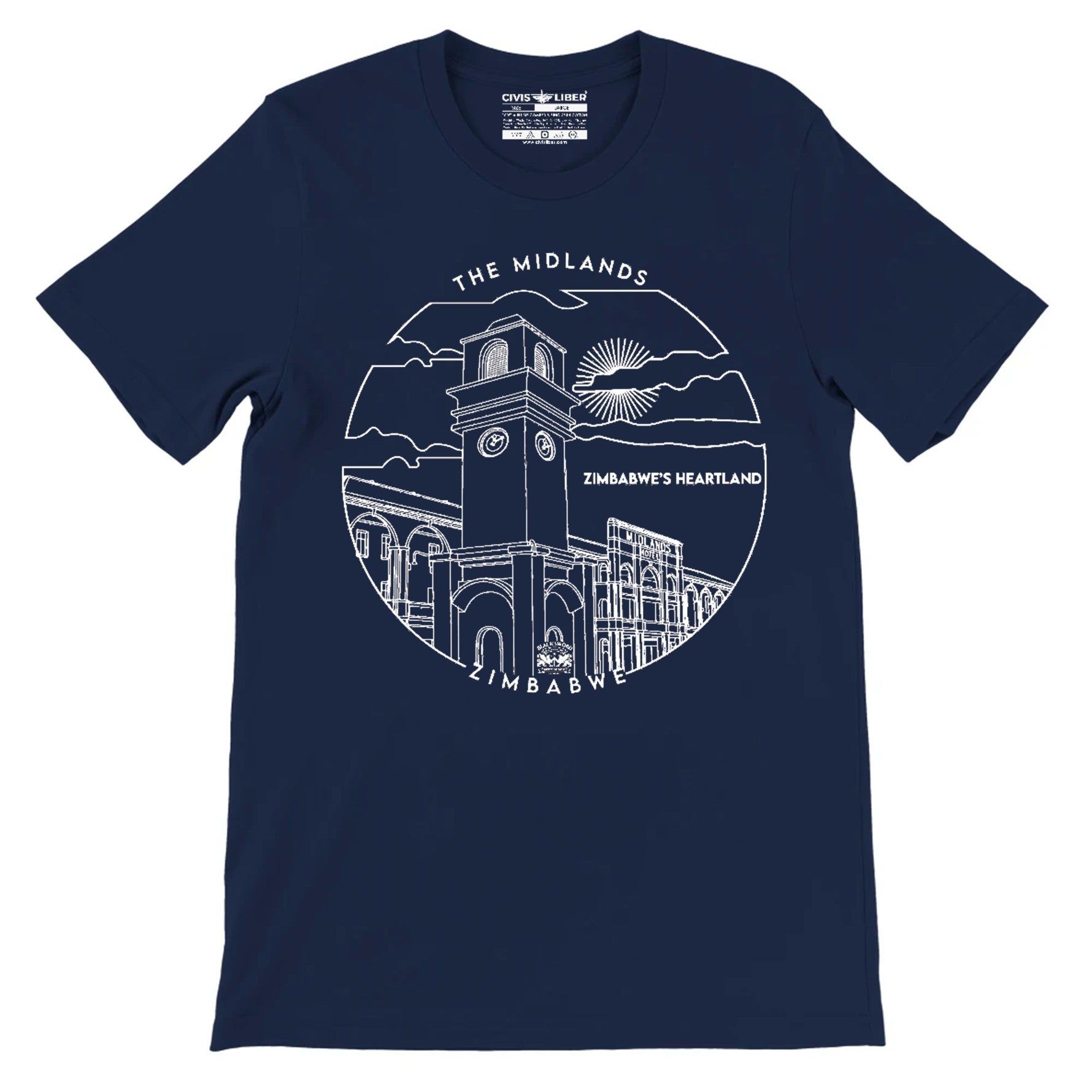 Midlands Province Gweru Premium Short Sleeve T-Shirt