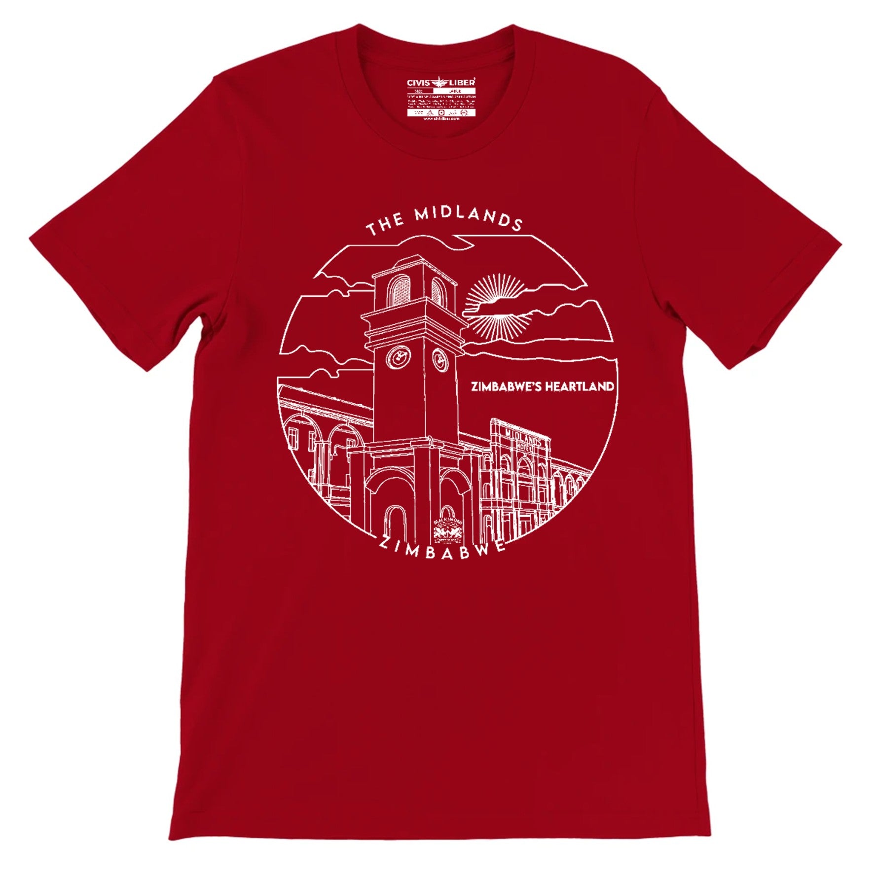 Midlands Province Gweru Premium Short Sleeve T-Shirt