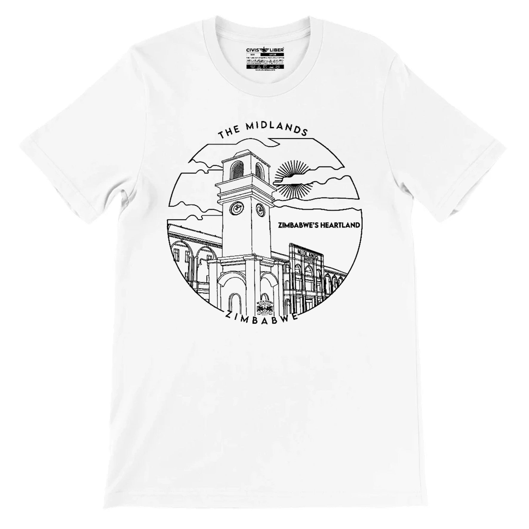 Midlands Province Gweru Premium Short Sleeve T-Shirt