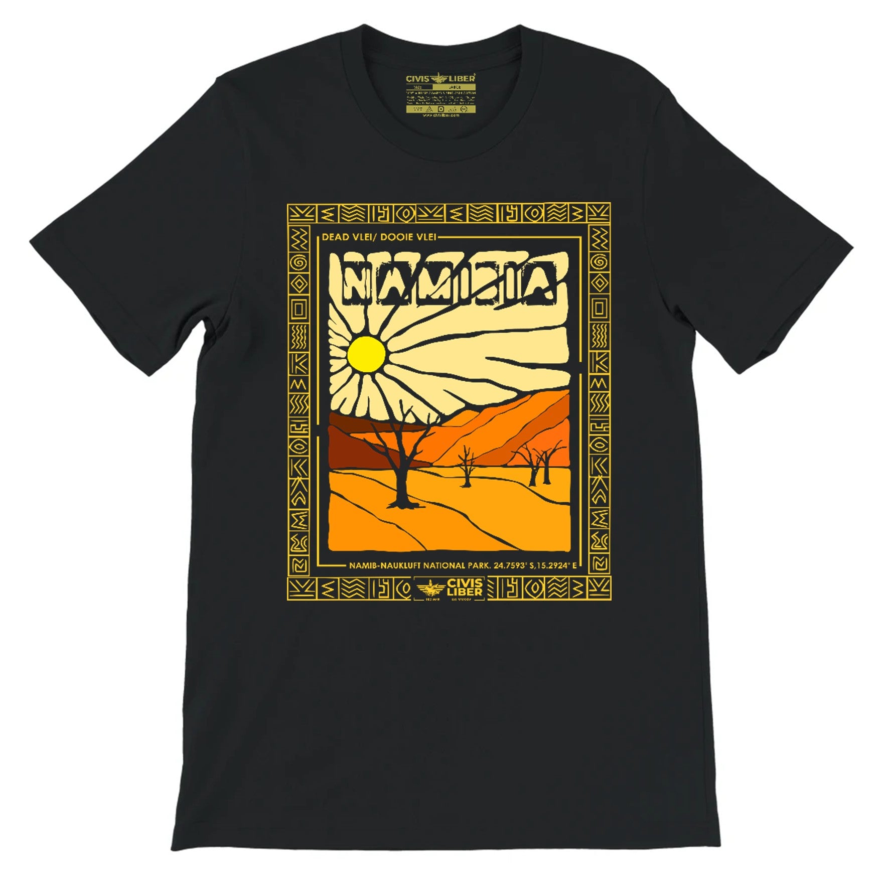 Namibia Desert Dead Vlei/Dooie Vlei Premium Short Sleeve T-Shirt