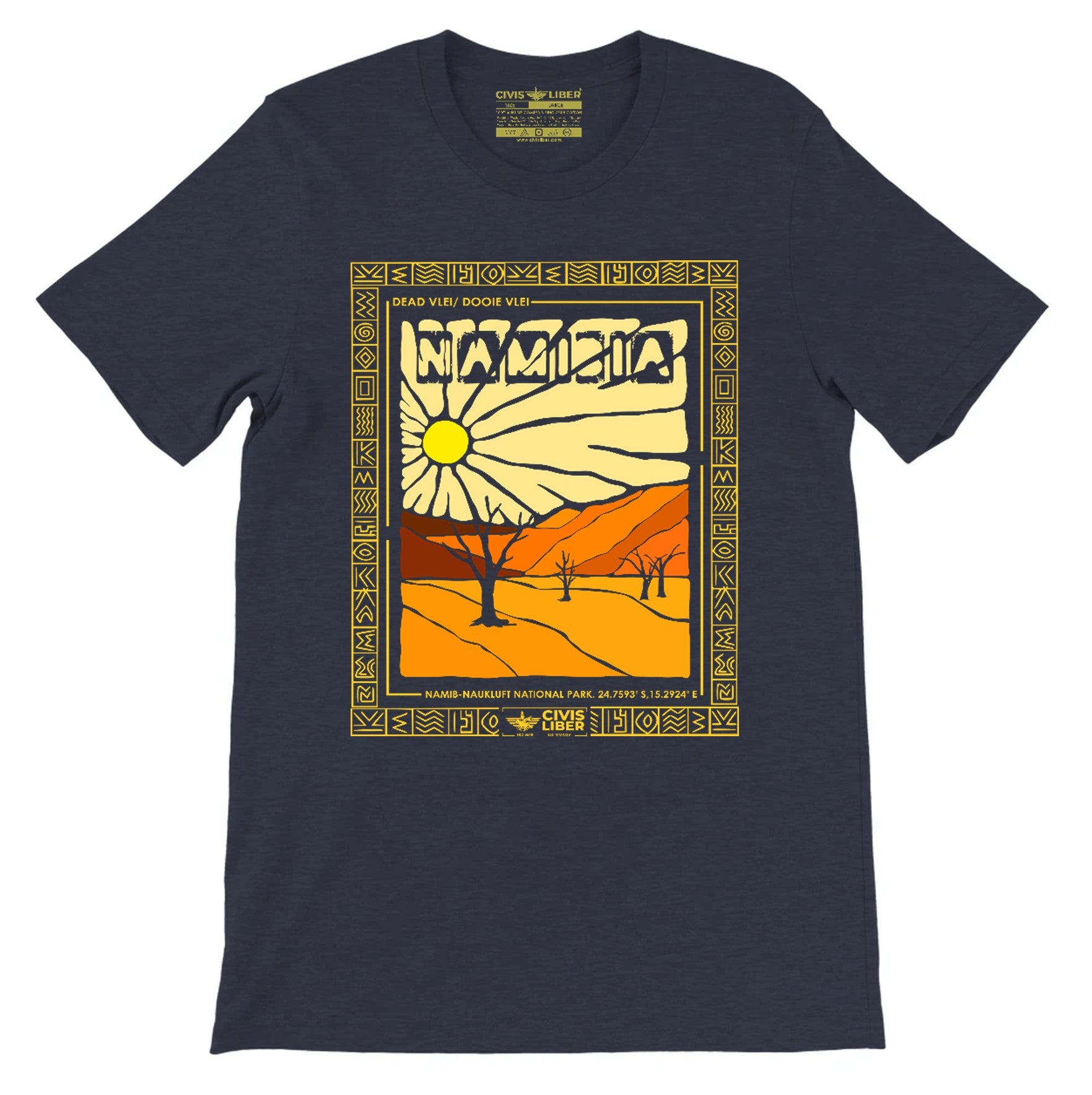 Namibia Desert Dead Vlei/Dooie Vlei Premium Short Sleeve T-Shirt
