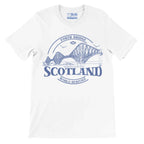Forth Bridge Scotland Premium Short Sleeve T-Shirt-Circular Design