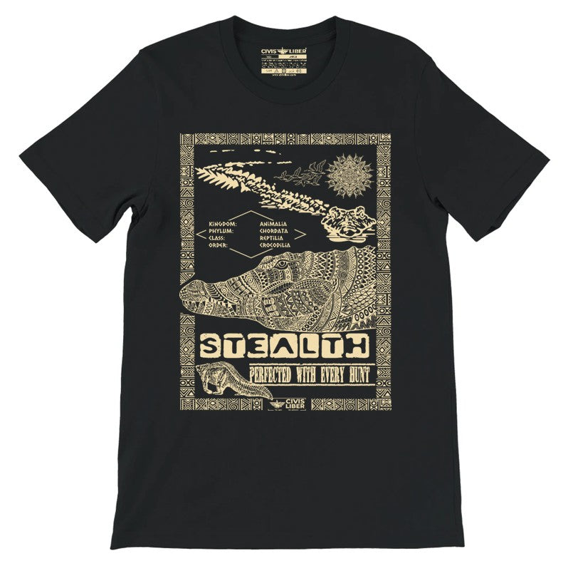 Nile Crocodile Premium Short Sleeve T‑Shirt - African Safari Series