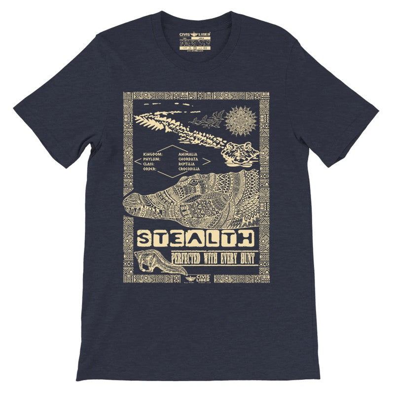 Nile Crocodile Premium Short Sleeve T‑Shirt - African Safari Series
