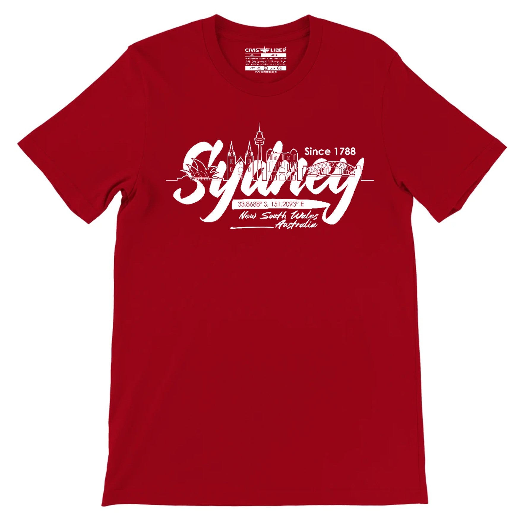 Sydney Australia NSW 1788 Premium Short Sleeve T-Shirt