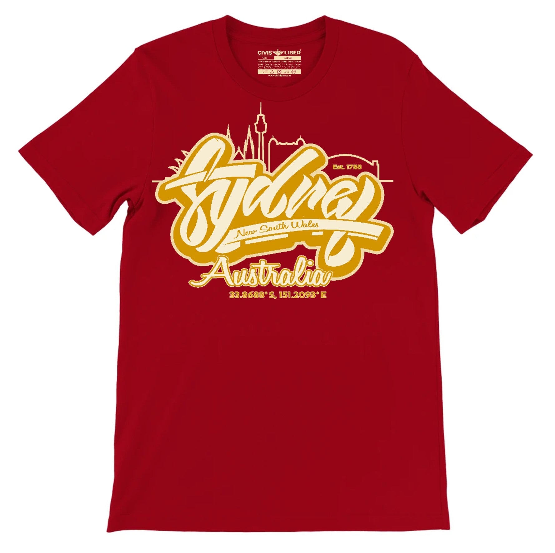 Sydney Australia NSW Short Premium Sleeve T-Shirt