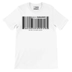 Made in Zimbabwe Monochrome Barcode Premium Short Sleeve T-Shirt