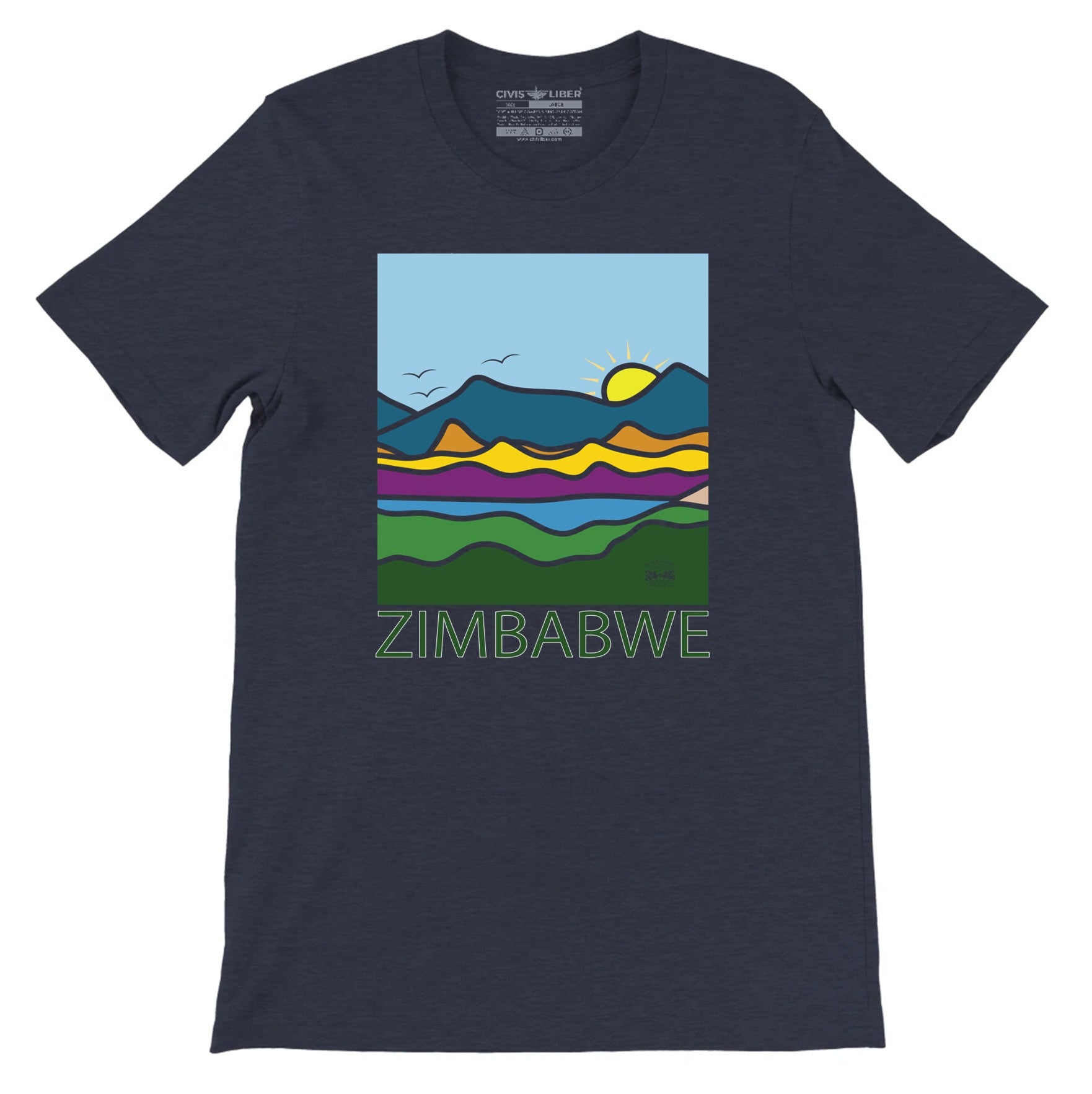 Zimbabwe Hills Outdoor Premium Short Sleeve T-Shirt