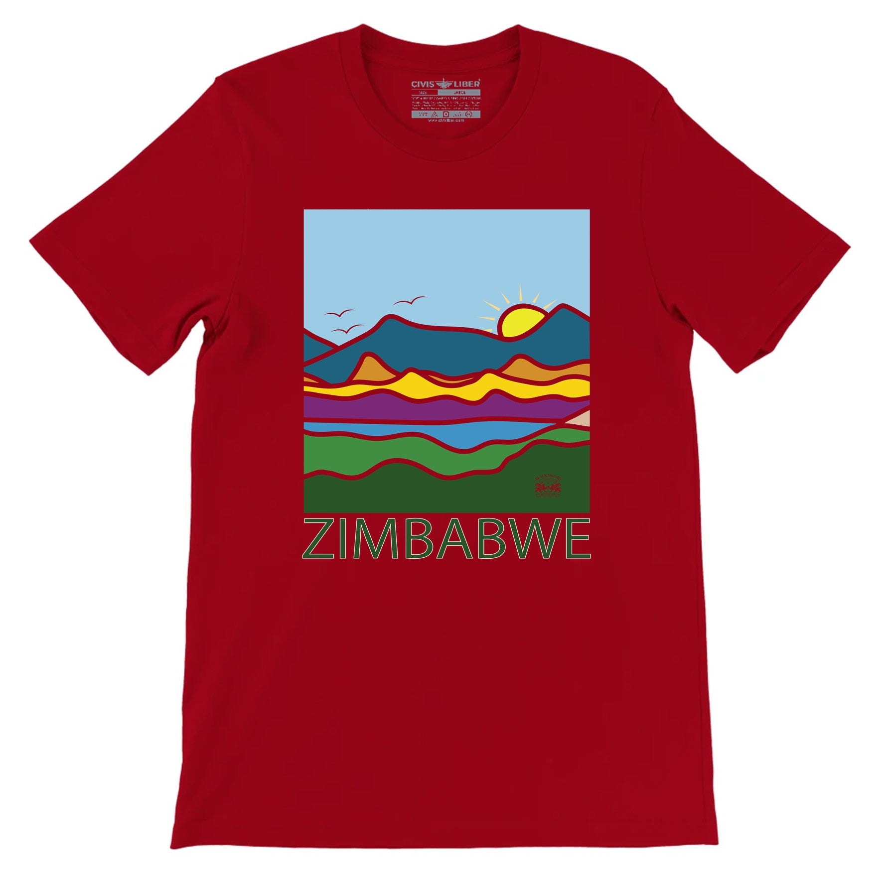 Zimbabwe Hills Outdoor Premium Short Sleeve T-Shirt