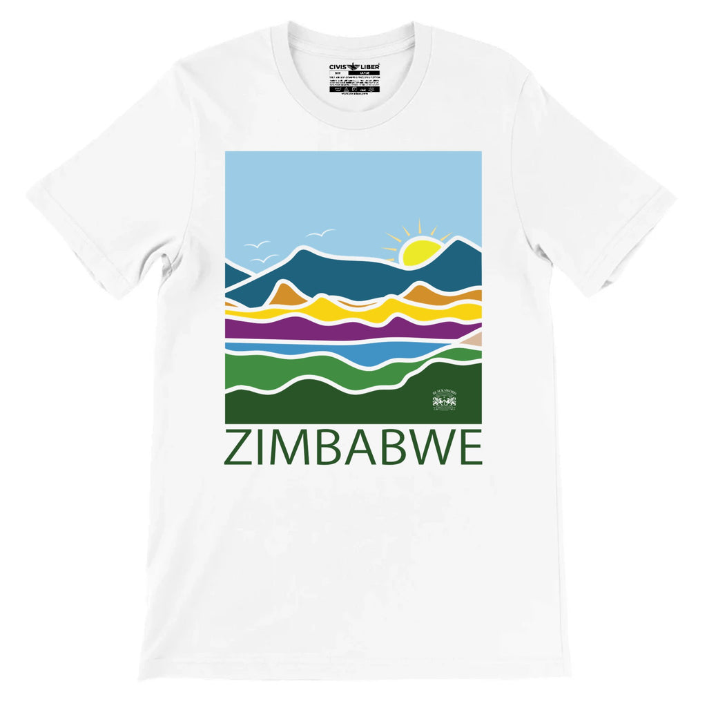 Zimbabwe Hills Outdoor Premium Short Sleeve T-Shirt
