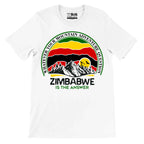 Zimbabwe Outdoor Mountain Adventure Premium Short Sleeve  Graphic T‑Shirt