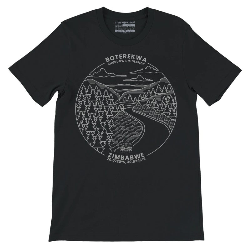 Boterekwa Pass Shurugwi Zimbabwe Premium Short Sleeve T‑Shirt