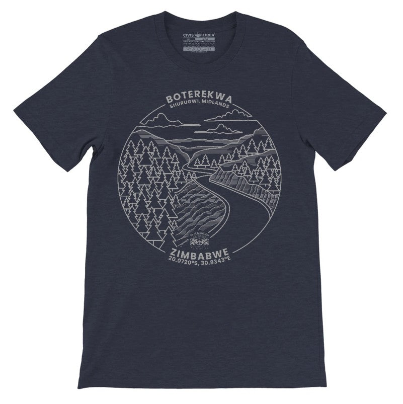 Boterekwa Pass Shurugwi Zimbabwe Premium Short Sleeve T‑Shirt