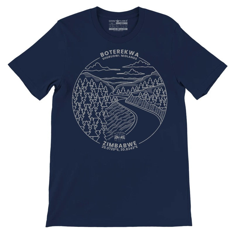 Boterekwa Pass Shurugwi Zimbabwe Premium Short Sleeve T‑Shirt