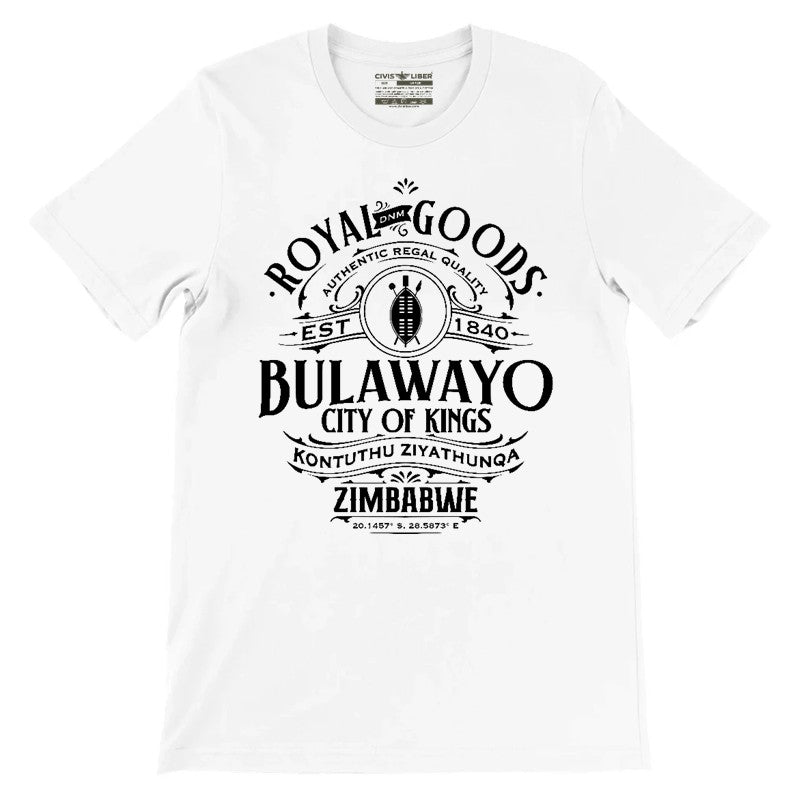 Bulawayo City of Kings Zimbabwe Emblem Short Sleeve T-Shirt