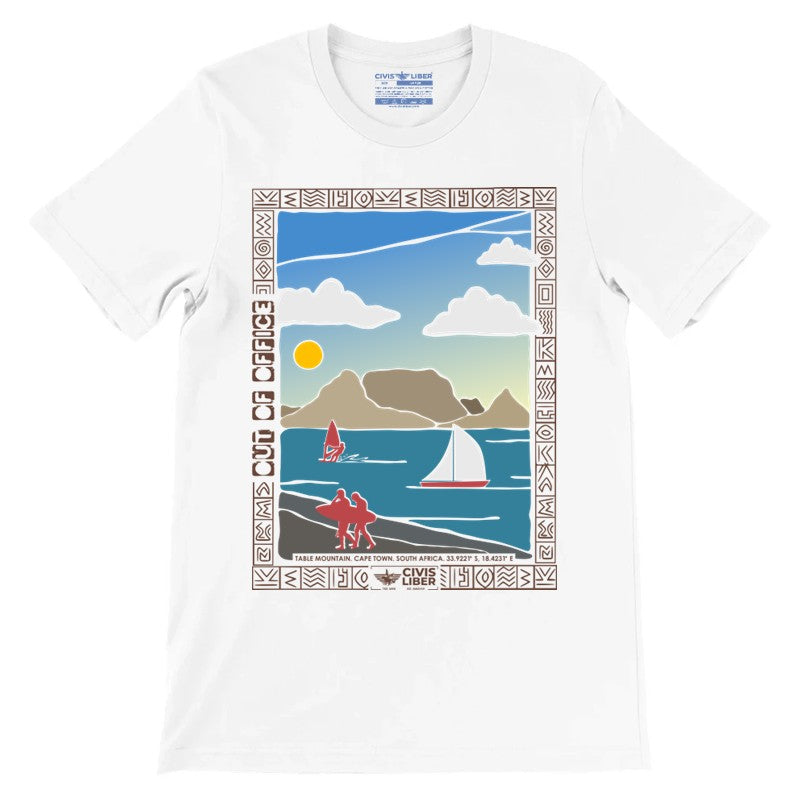 Cape Town South Africa Outdoors Premium Short Sleeve T-Shirt