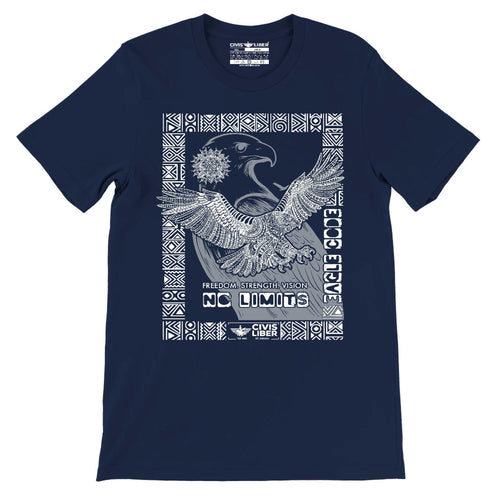 African Fish Eagle Premium Short Sleeve T‑Shirt – Symbol of Freedom & Flight, National Bird of Malawi, Namibia, Zambia & Zimbabwe