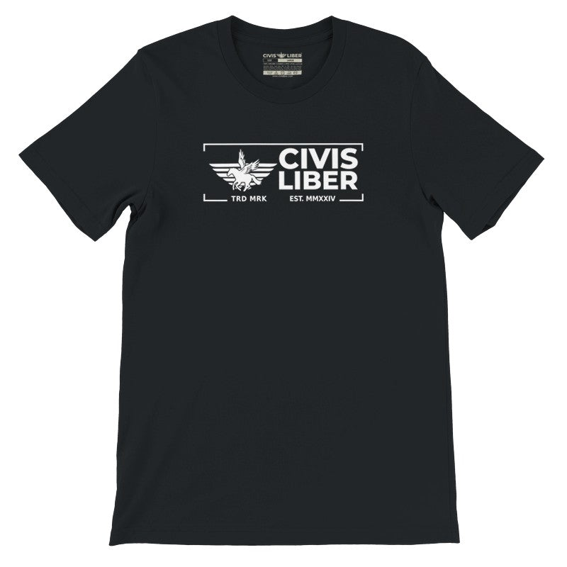 Civis Liber®  Rectangular Label Premium Short Sleeve T-Shirt