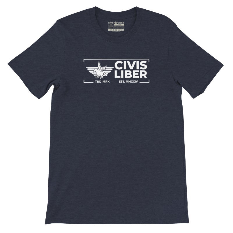 Civis Liber®  Rectangular Label Premium Short Sleeve T-Shirt