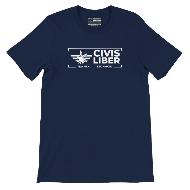 Civis Liber®  Rectangular Label Premium Short Sleeve T-Shirt