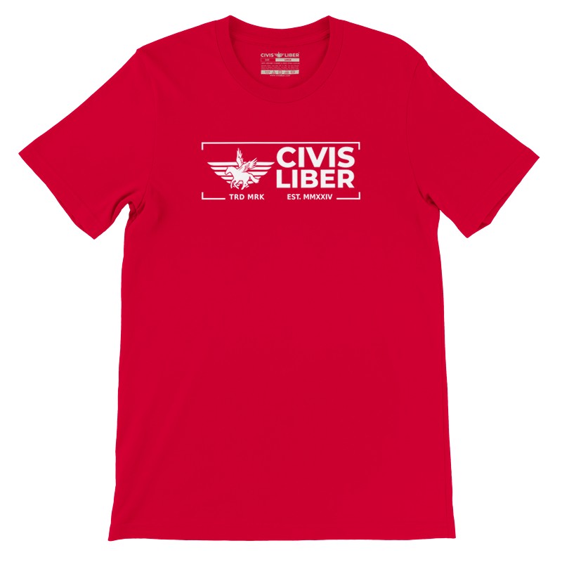 Civis Liber®  Rectangular Label Premium Short Sleeve T-Shirt