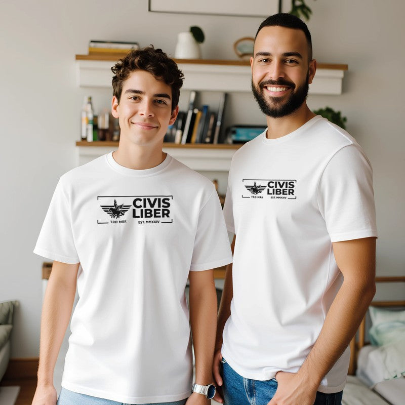 Civis Liber®  Rectangular Label Premium Short Sleeve T-Shirt