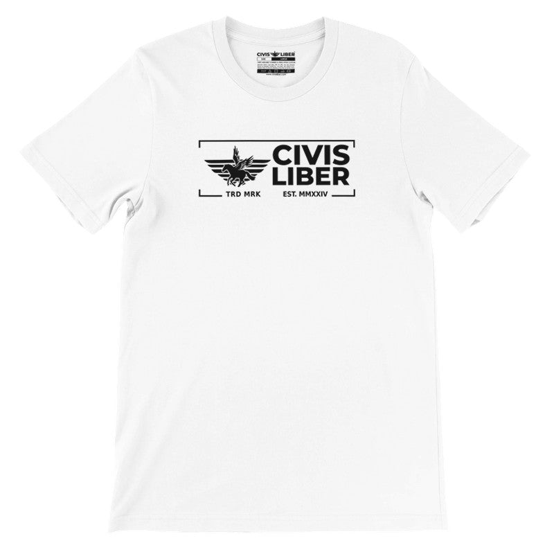 Civis Liber®  Rectangular Label Premium Short Sleeve T-Shirt