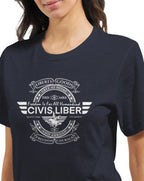Civis Liber ® Freedom Is for All Humankind Premium Short Sleeve T‑Shirt