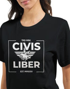 Civis Liber ® Premium Short Sleeve T-Shirt – Pegasus Freedom Emblem