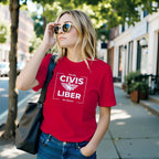 Civis Liber ® Premium Short Sleeve T-Shirt – Pegasus Freedom Emblem