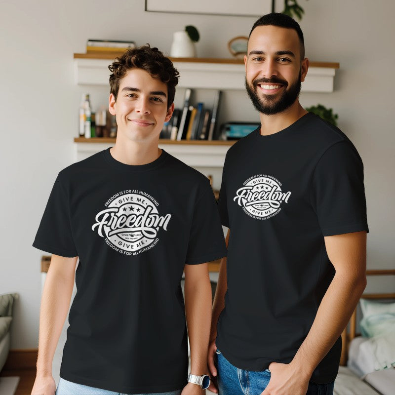 Civis Liber ® Give Me Freedom Premium Short Sleeve T‑Shirt